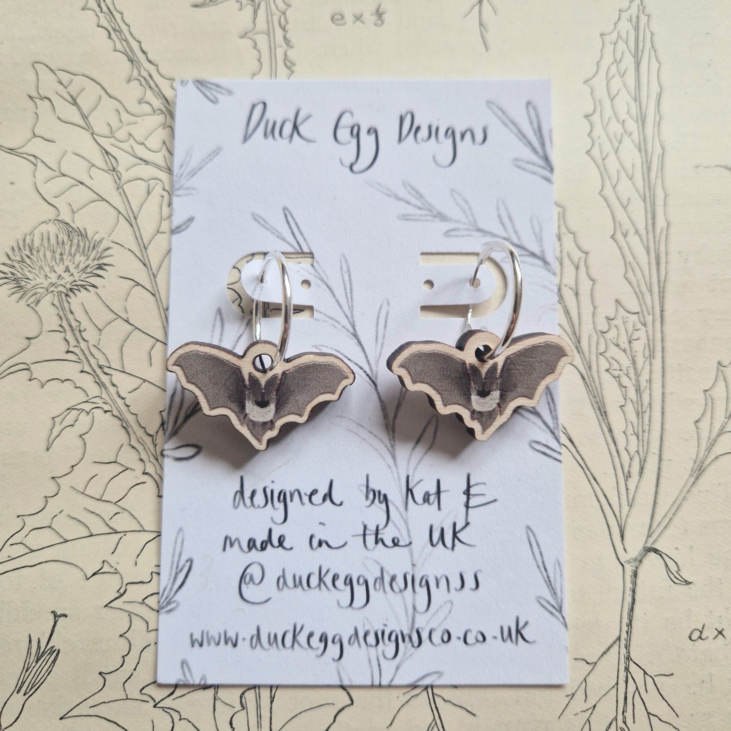 Bat Earrings