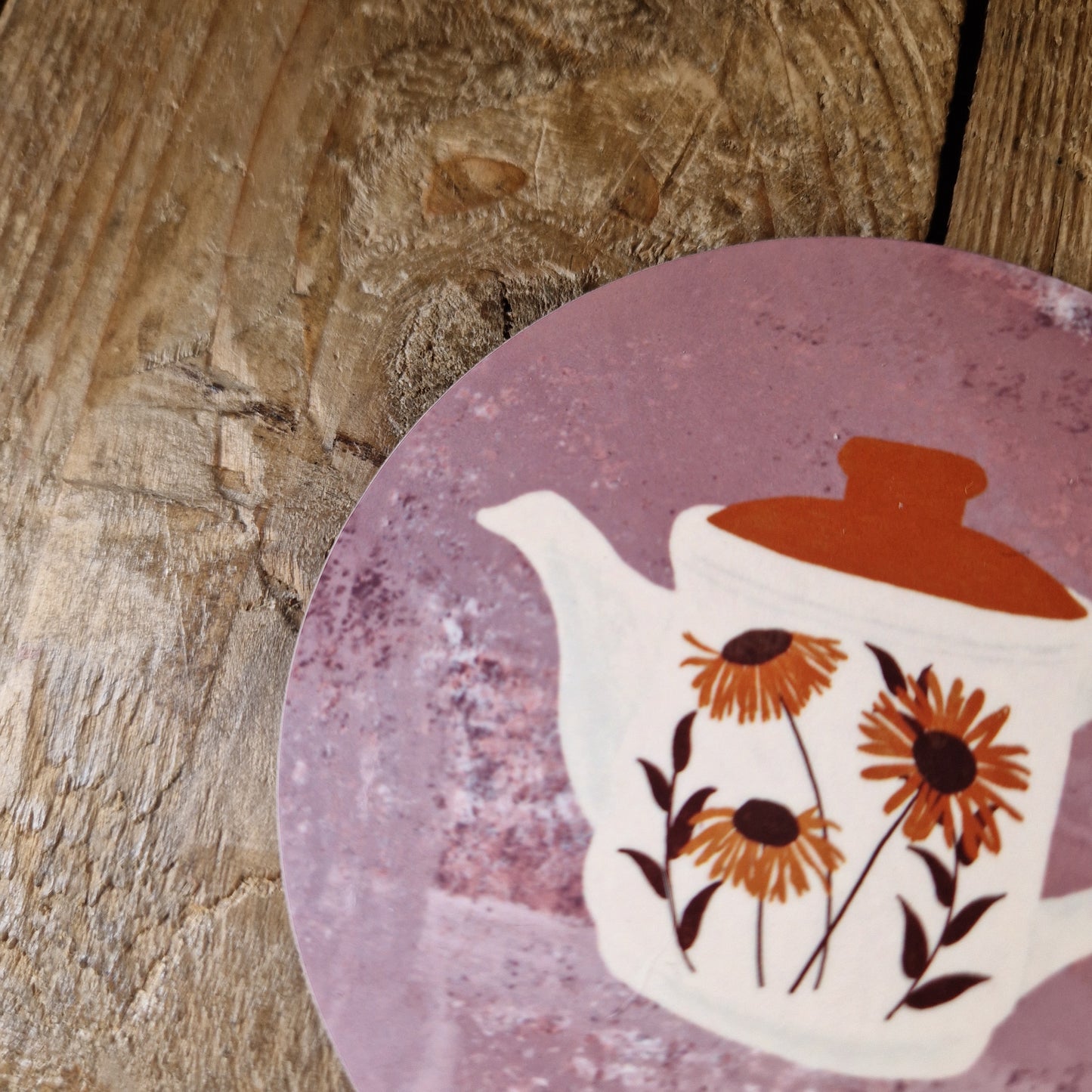 Retro Teapot Coaster