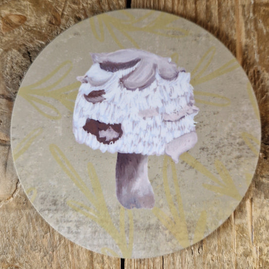 Shaggy Parasol Fungi Coaster