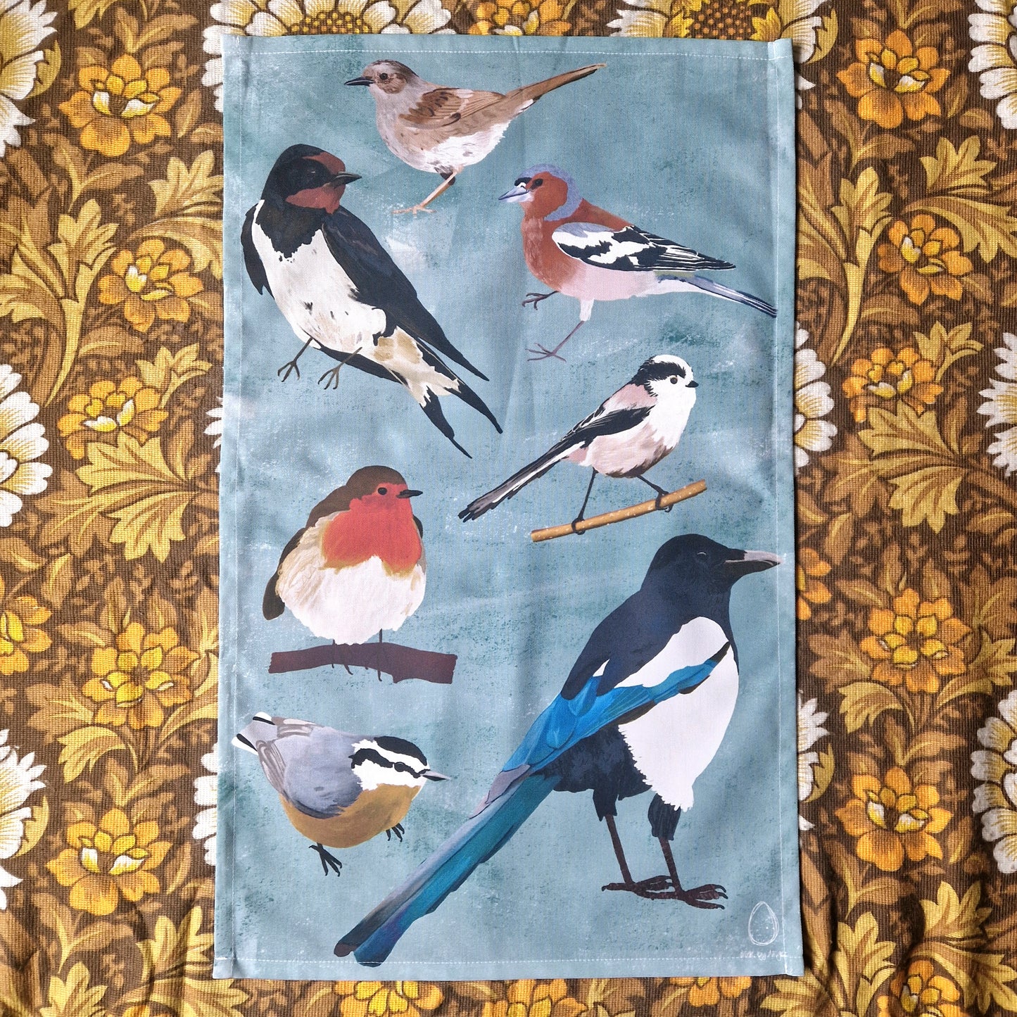 British Birds Teatowel