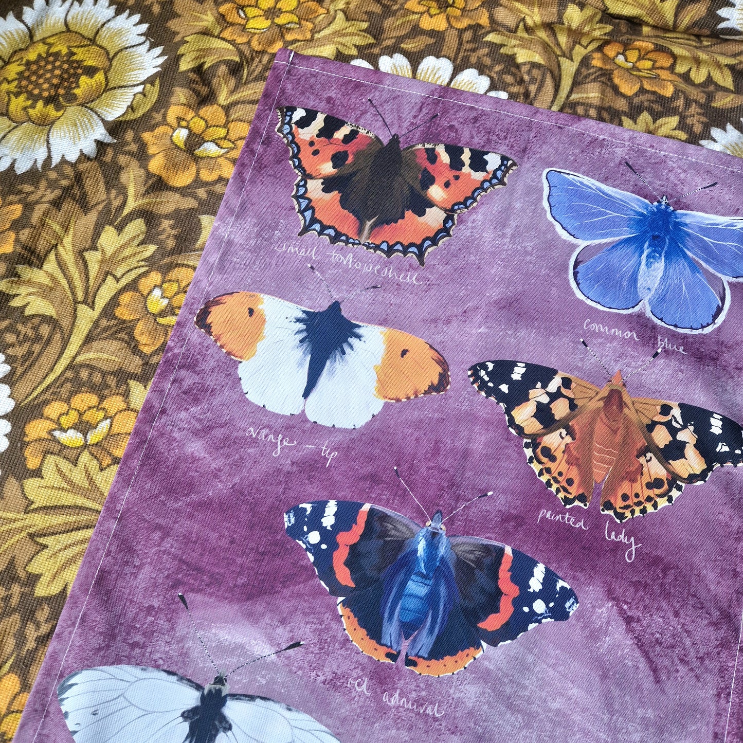 British Butterflies Teatowel