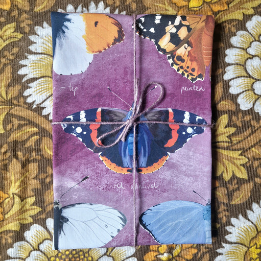 British Butterflies Teatowel