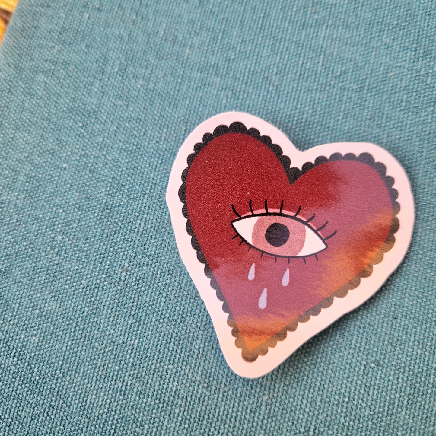 Heart Waterpoof Vinyl Sticker