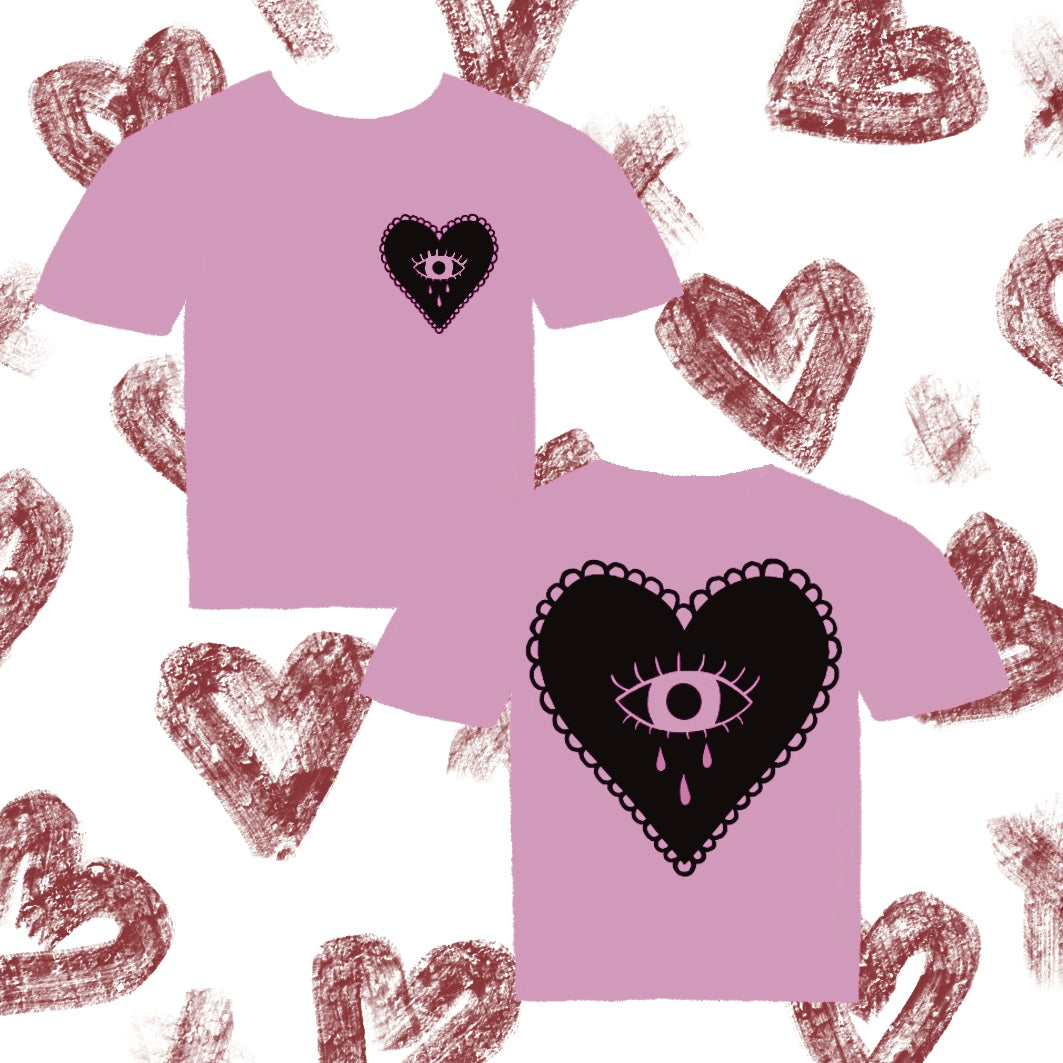 Pink Heart Tshirt