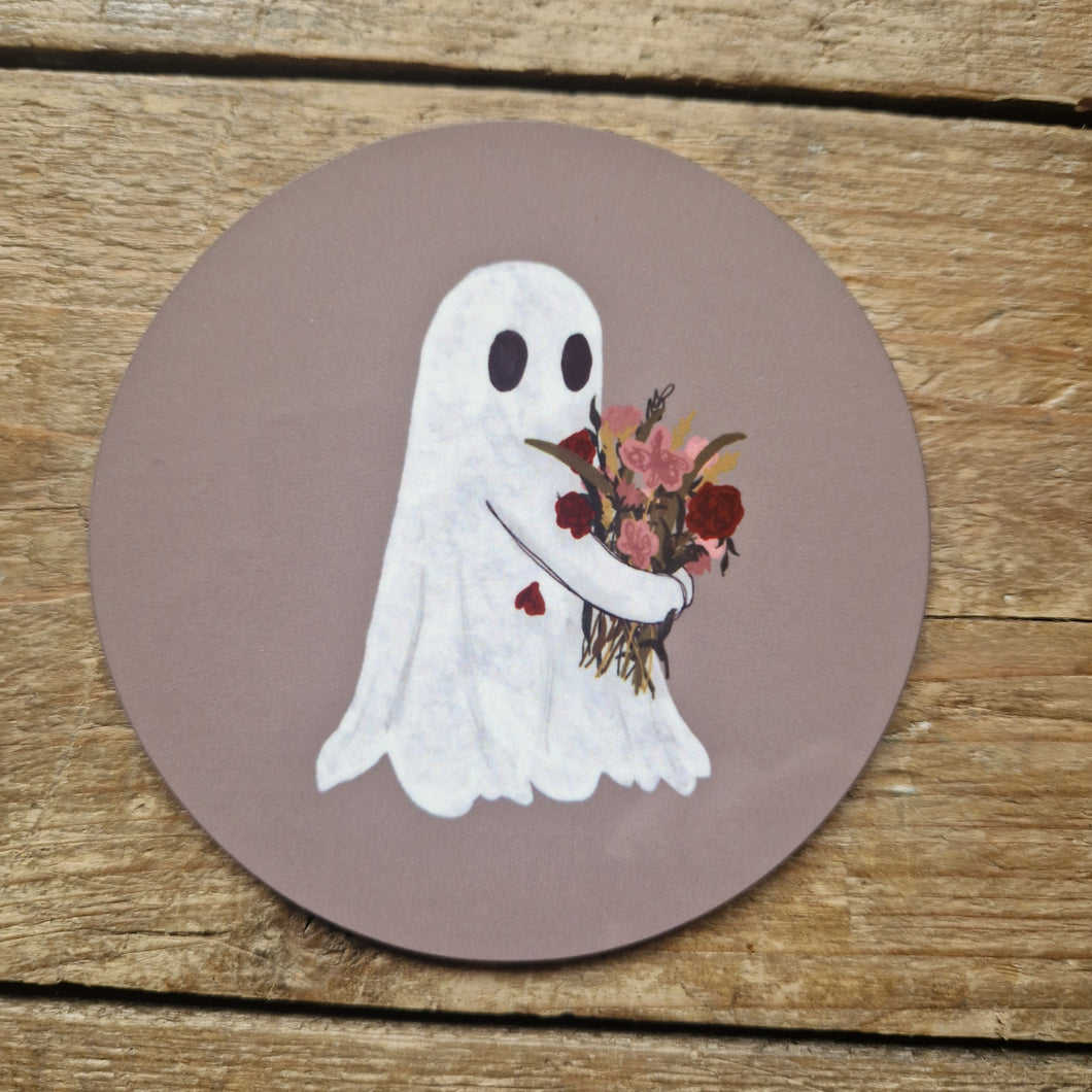 Flower Ghost Coaster