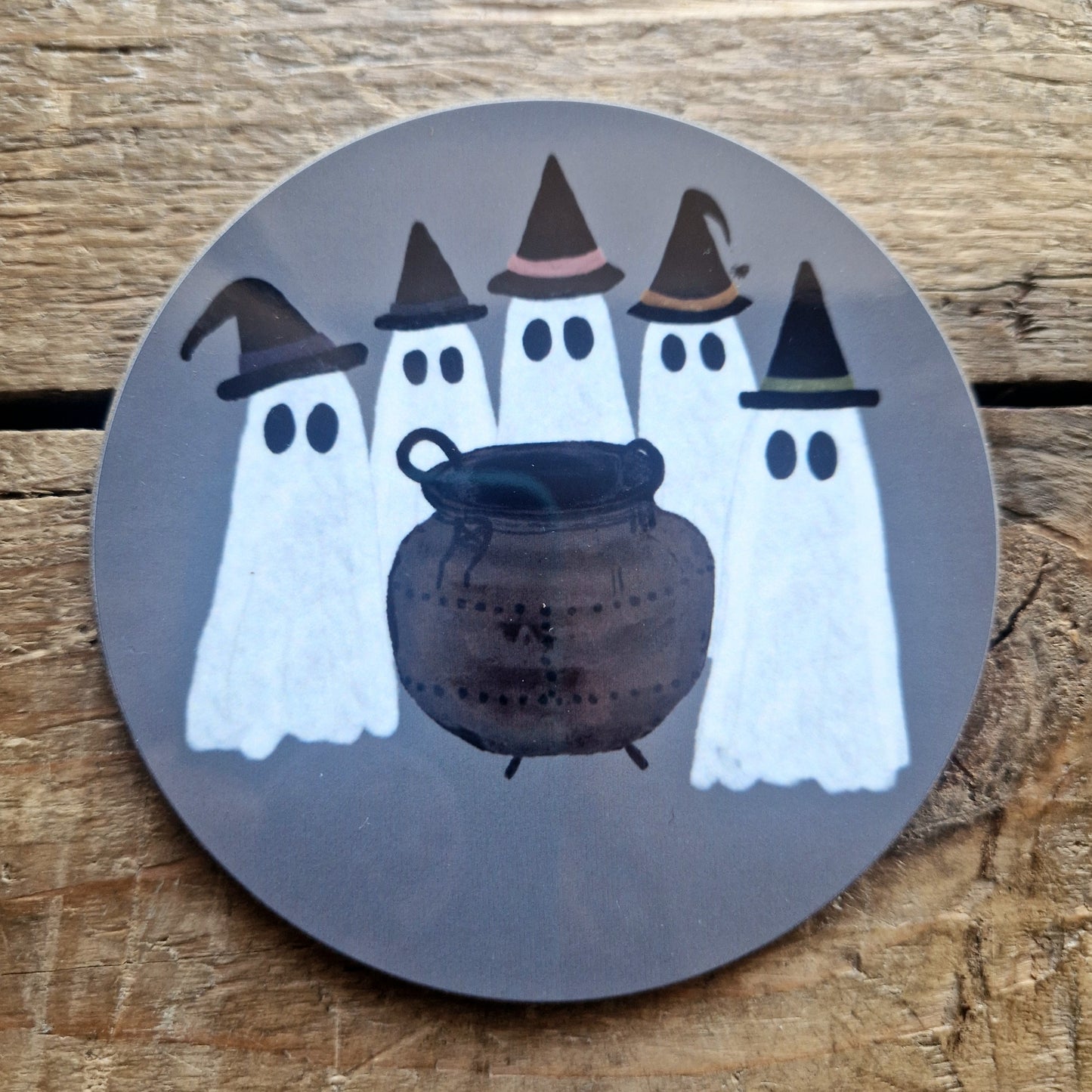 Ghost Mug and Coaster Set Design 2