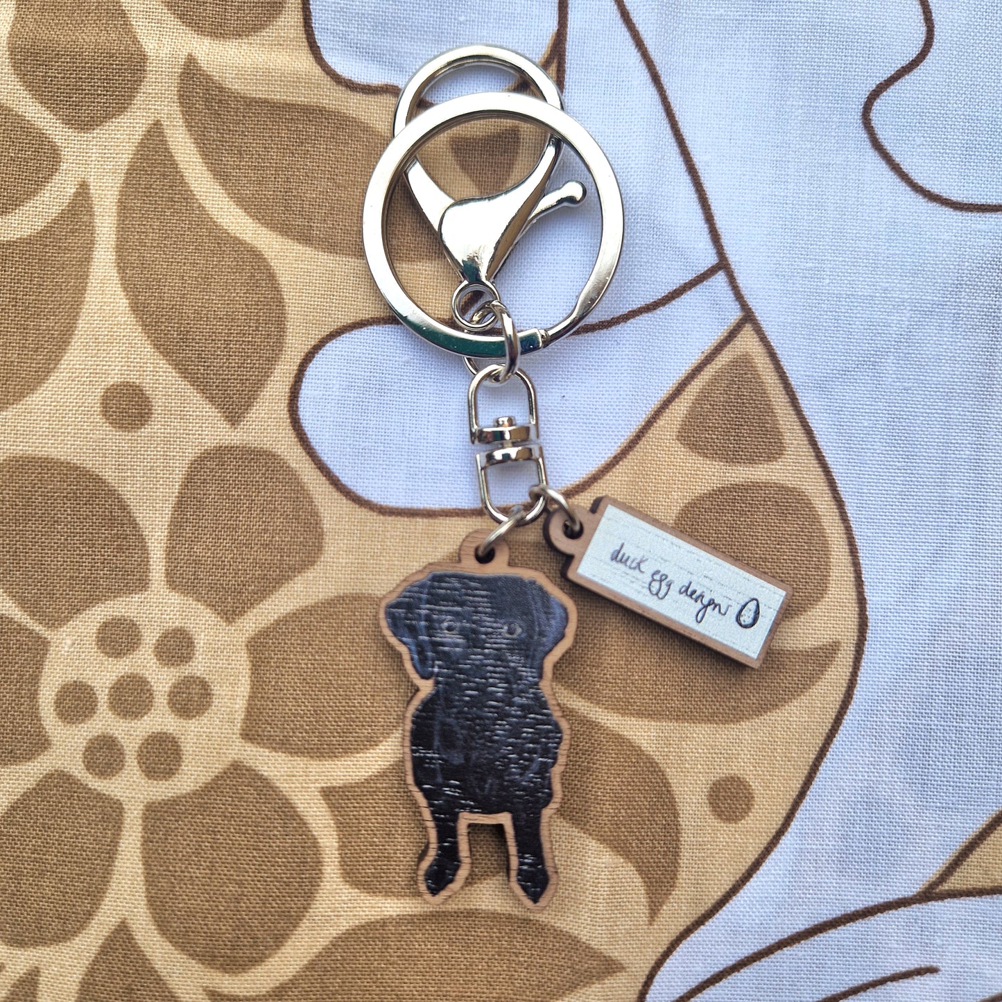 Rondo Black Labrador Keyring