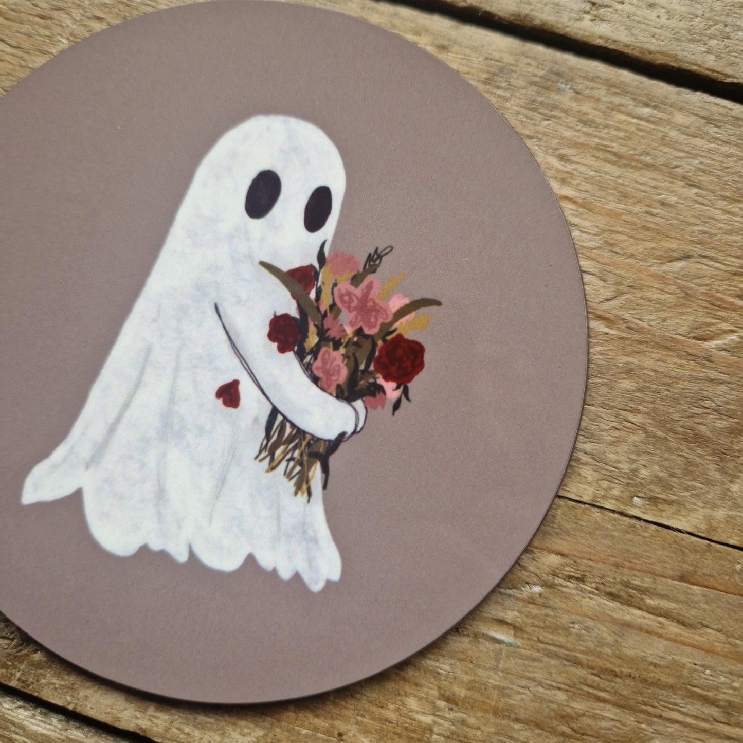 Ghost Mug and Coaster Set Design 1