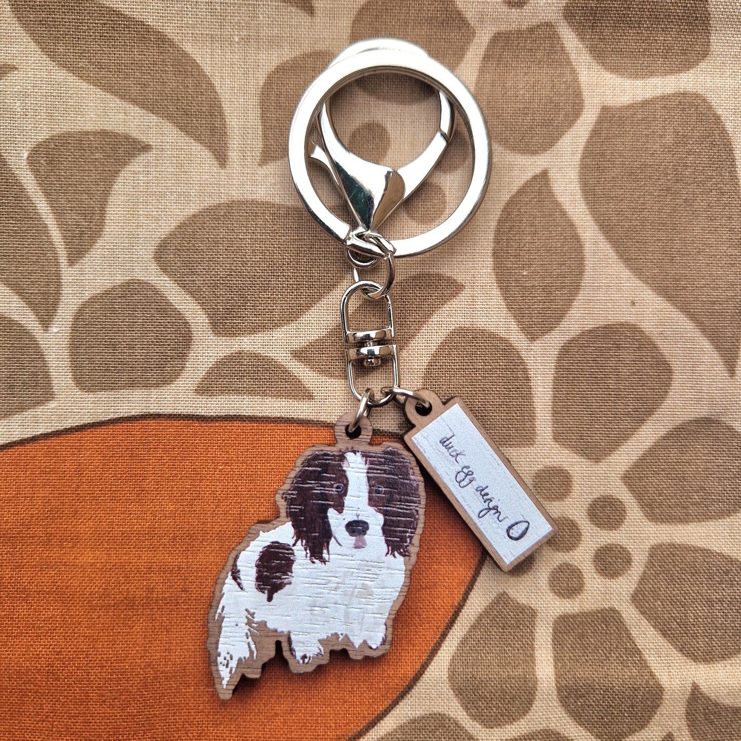 Pepper Springer Spaniel Keyring