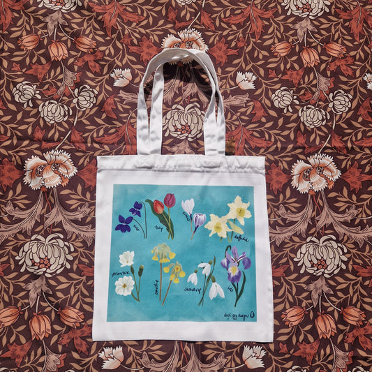 Spring Flowers Tote Bag