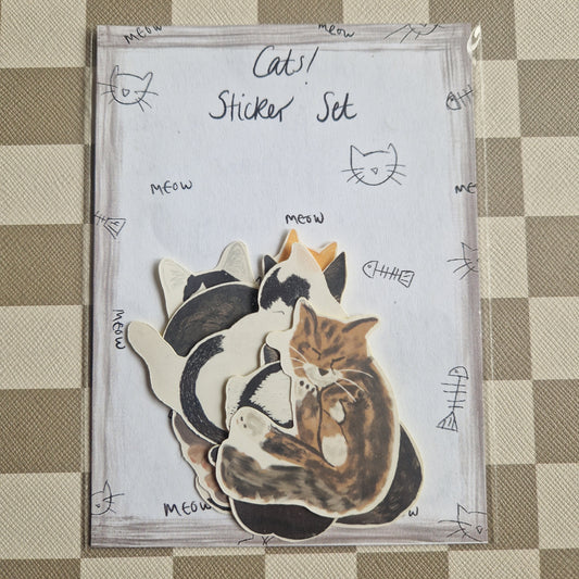 NEW Cat Sticker Set