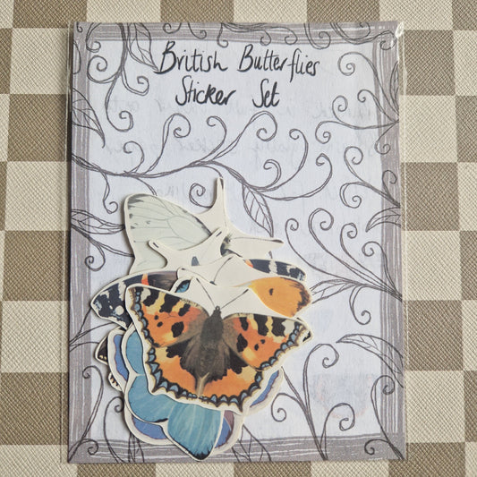 British Butterflies Sticker Set