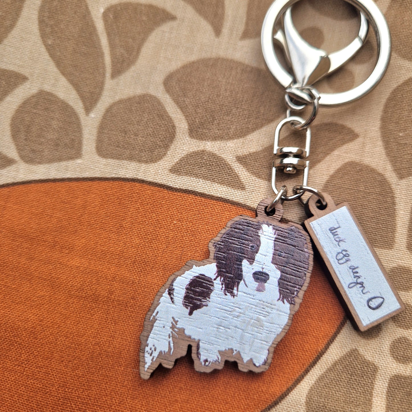 Pepper Springer Spaniel Keyring