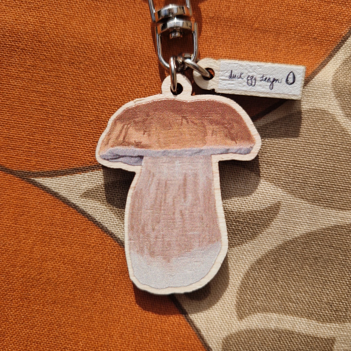 Penny Bun Fungi Keyring