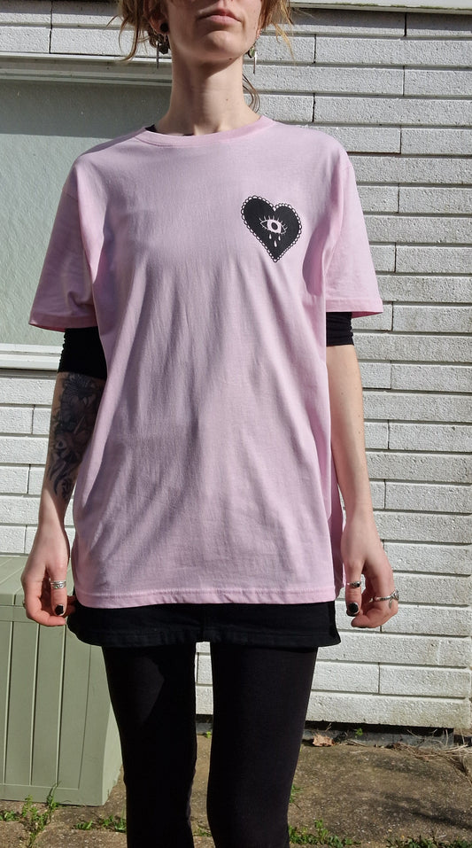 Pink Heart Tshirt